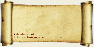 Žaklina Nenadić vizit kartica